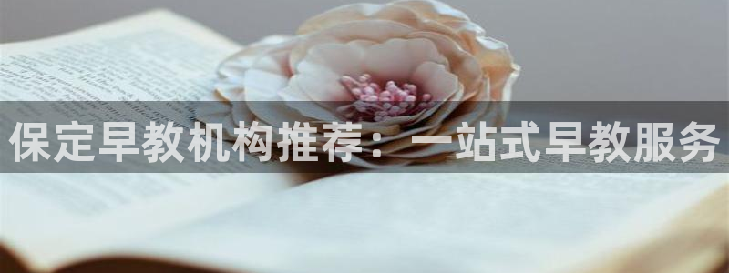 天顺娱乐棋牌怎么样知乎：保定早教机构推荐：一站式早教服务