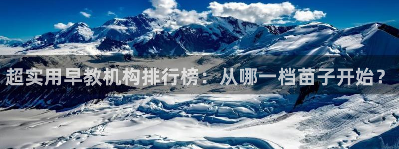 天顺娱乐媚彻70648：超实用早教机构排行榜：从哪一档苗子开始？