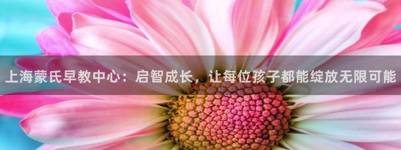 长沙天顺娱乐会所：上海蒙氏早教中心：启智成长，让每位孩子都能绽放无限可能