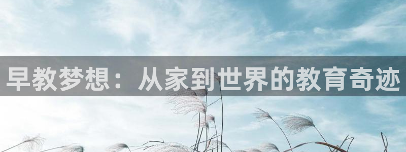 天顺娱乐刻72182：早教梦想：从家到世界的教育奇迹