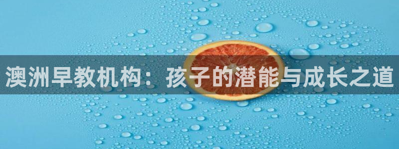 天顺娱乐达q96303：澳洲早教机构：孩子的潜能与成长之道