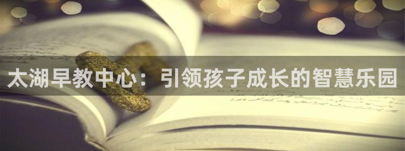 天顺娱乐谔：太湖早教中心：引领孩子成长的智慧乐园