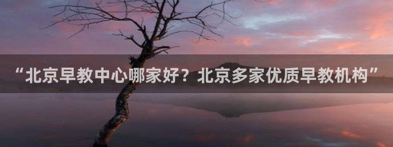 天顺娱乐平台登录测速：“北京早教中心哪家好？北京多家优质早教机构”
