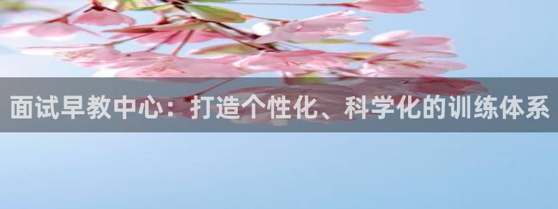 天顺娱乐主管毛判官333OO：面试早教中心：打造个性化、科学化的训练体系